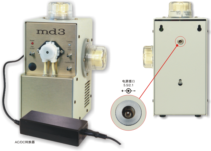 Md3烟气干燥器作为便携式(实验室)单元 Md3烟气干燥器作为便携式(实验室)单元